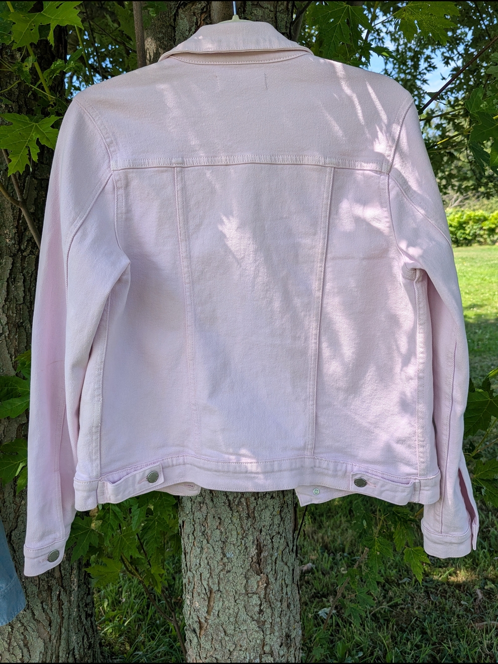Just USA Light Lavender Denim Jacket - Women's Classic Trucker - Picture 2 of 5